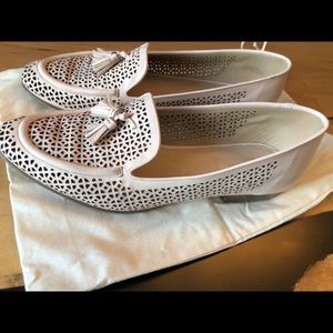 J Crew Light Pink Loafers